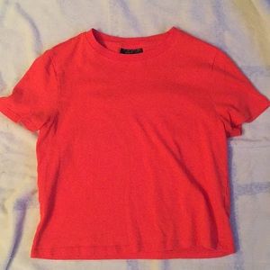 orange top from topshop
